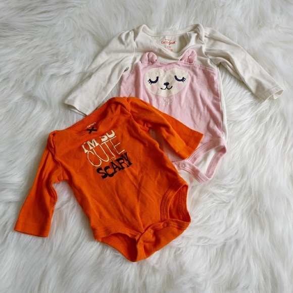 Cat & Jack One Pieces Infants Long Sleeve Onesie Bundle Poshmark